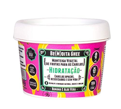 Lola From Rio - Be(m) dita Ghee - Hydrating Banana Hair butter that Strengthens and Softens Hair 3.52 Fl Oz