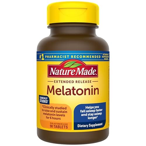 Nature Made Melatonin 4mg Extended Release Tablets, 90 Count