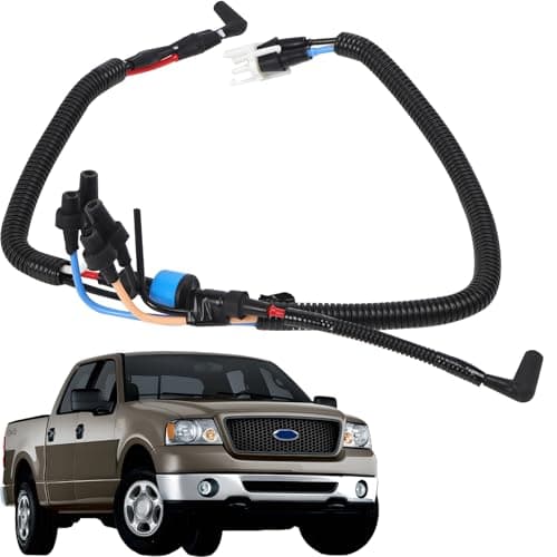 FEIMAOTUI XL3Z3A788AA Auto Lock Hub Upper Vacuum Solenoid Line Tube with Check Valve Assembly Fit for Ford F-150 1999-2003, F-150 Heritage 2004, F-250 1999 4WD Actuator Vacuum Line OE# XL3Z-3A788-AA
