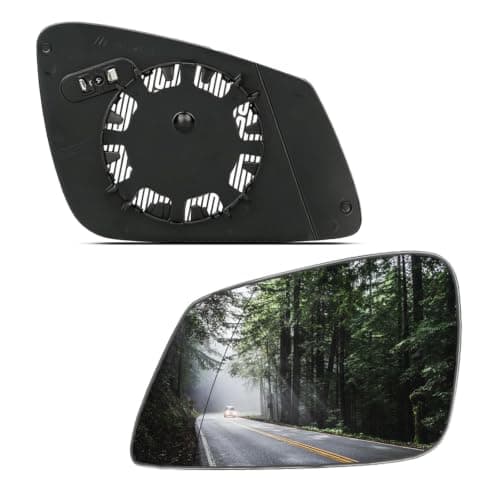 Driver Left Side Heated Mirror Glass for BMW 2009-2019 228i 320i 328i 330i 335i 428i 430i 435i 440i 535i 550i 640i i3 M2 M3 M4 M5 M6 X1 & More Side View Mirror Glass,Fit 51167285005