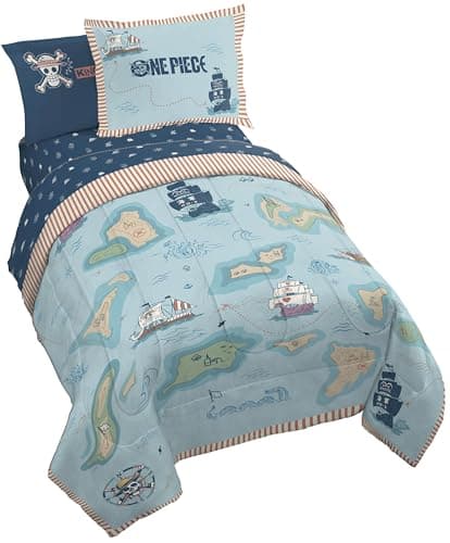 Jay Franco Kids Comforter Set Includes Sheets and Pillow Covers - Soft and Cozy Bed Set for Stylish Room Decor, Official Licensed Bedding, Multi - One Piece, 7 Piece Full