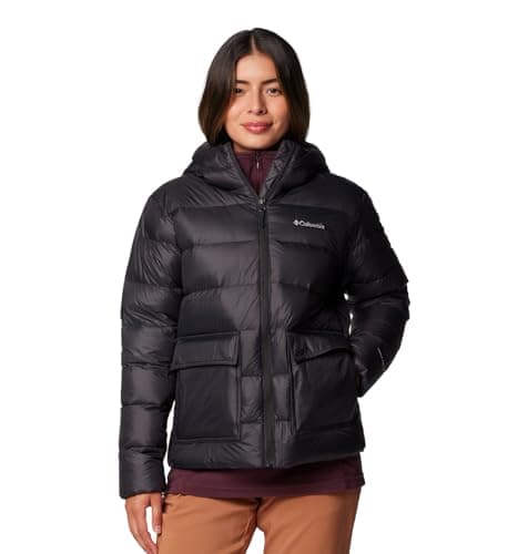 Columbia Women's Harmony Falls Hooded Down Jacket, Black, X-Small