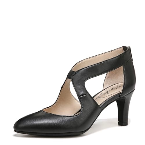 LifeStride Women's Giovanna 2 Pump Black Smooth 8 M