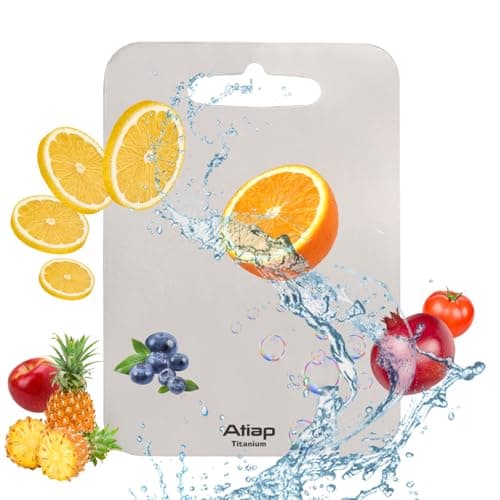Titanium Cutting Board, Metal Cutting Board for kitchen with SGS-Certified (11.4 * 7.87inch)