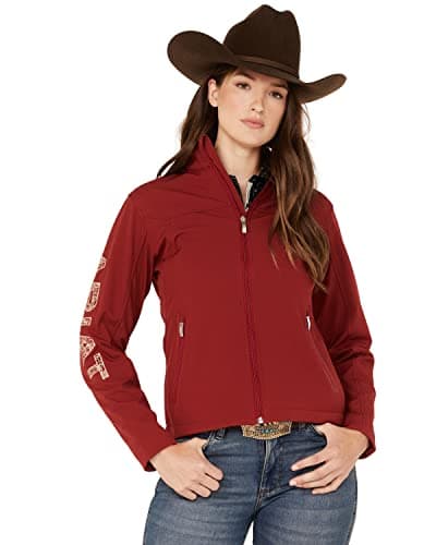 ARIAT Women's Aparejo Team Softshell Jacket, Sun-Dried Tomato, Size Small