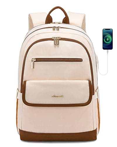 LOVEVOOK Laptop Backpack for Women,15.6Inch Fashion Travel Backpack,Large Capacity Backpack Purse with USB,Water-resistant fits College Work Business Travel