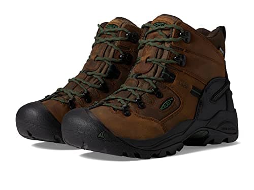 KEEN Utility 6" Pittsburgh Energy WP Soft Toe Cascade Brown/Greener Pastures 7.5 EE - Wide