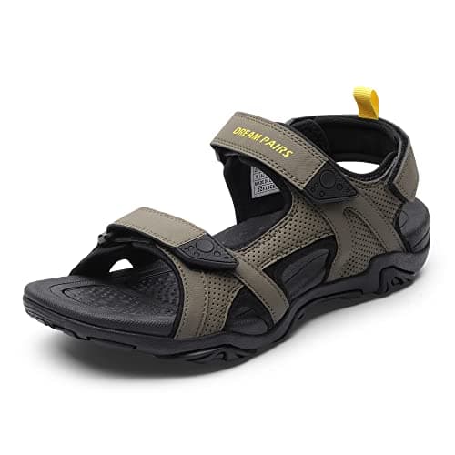 DREAM PAIRS Men's Sandals Hiking Water Beach Sport Outdoor Athletic Arch Support Summer Sandals,Size 9,Green,SDSA228M