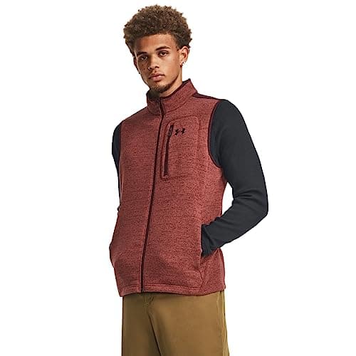 Under Armour Mens Specialist Vest, (688) Cinna Red/Dark Maroon/Dark Maroon, Small