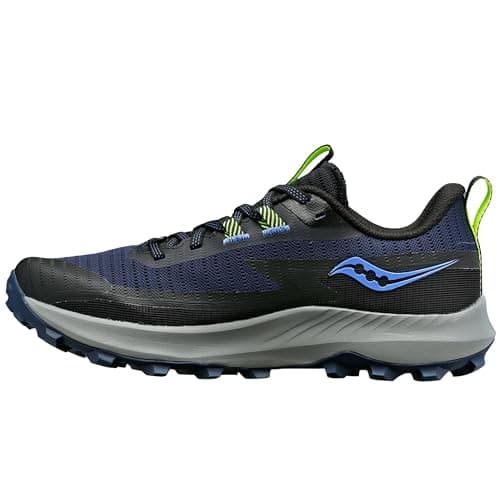 Saucony Women's Peregrine 13 Trail Running Shoe, Night/Fossil, 6