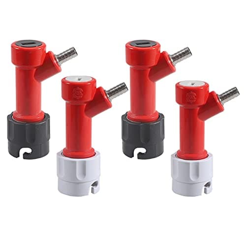 PERA 2 Pair Pin Lock coupler Barb Gas&Liquid Quick Disconnects Set