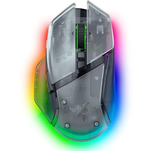 Razer Basilisk V3 Pro 35K Wireless Gaming Mouse, Phantom White