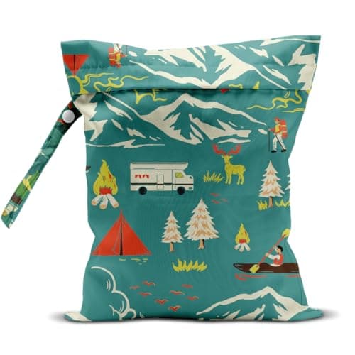 Packable Laundry Bag for Camp Travel Underwear Travel Laundry Bag for Dirty Wet Clothes Sleepaway Camp Essentials Waterproof Wet Dry Bag for Swimsuit and Towels Baby Pool Beach Yoga Gym Clothes