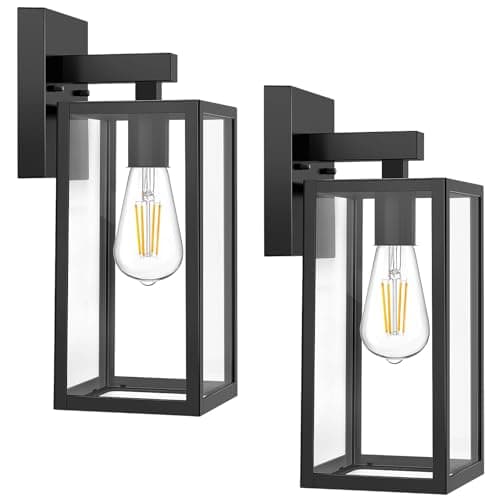 MAXvolador Outdoor Wall Light Fixtures, Exterior Waterproof Wall Lanterns