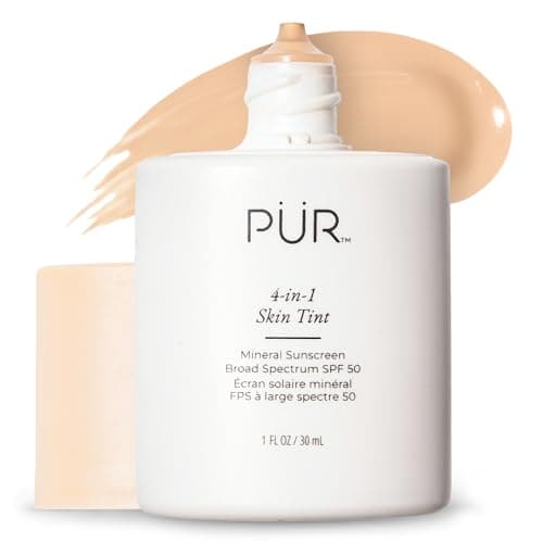 PÜR 4-in-1 Tinted Mineral Sunscreen, SPF 50, Buildable Coverage
