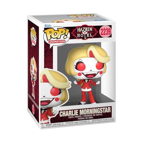 Funko Pop! Animation: Hazbin Hotel - Charlie Morningstar - 1/6 Odds for Rare Chase Variant - Collectable Vinyl Figure - Gift Idea - Official Merchandise - Toys for Kids & Adults