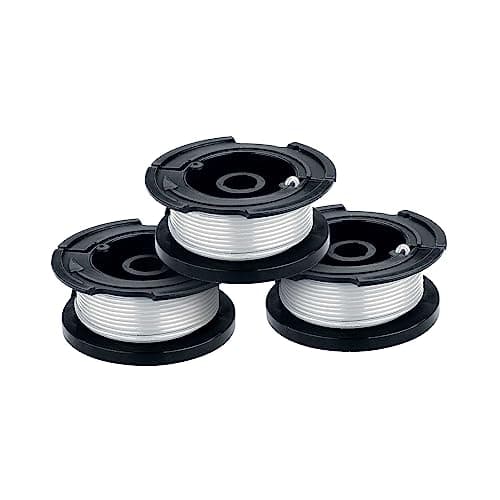BLACK+DECKER Weed Eater String, Genuine OEM Authentic Trimmer Line, 3-Pack, 30-Feet of Replacement Spool, 0.065-Inch Diameter (AF1003ZP)