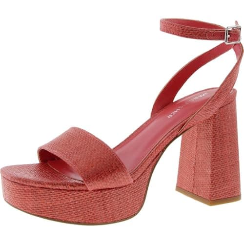 Marc Fisher Women's Sadel Platform Sandal, Red 610, 7