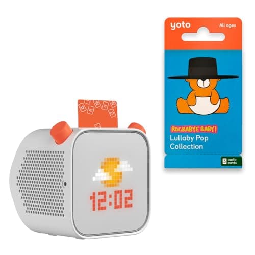 YOTO Player (3rd Gen.) Kids Audio Player + Lullaby Pop Pack, All Ages