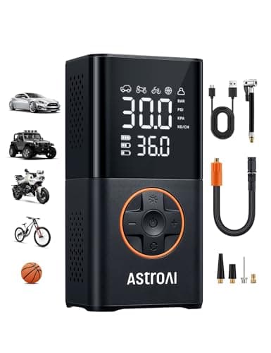 AstroAI L7 Tire Inflator Portable Air Compressor,150 PSI Cordless Bike Pump