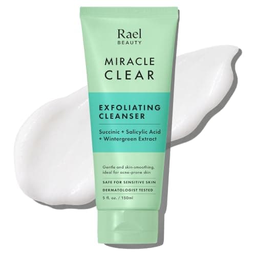 Rael Miracle Clear Facial Cleanser Face Wash (Exfoliating Cleanser, 5.1 oz)