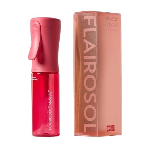 FLAIROSOL MyStyle, Spray Bottle for Hair - Small Travel Spray Bottle, Ultra Fine Continuous Water Mist for Face, Hairstyling, Salon, Cleaning, Beauty, Toners, Hydration & Makeup, 3.04oz / 90ml, Pink