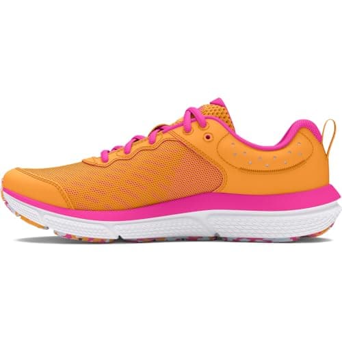 Under Armour Girls' Grade School Assert 10, (800) Nova Orange/Rebel Pink/Rebel Pink, 5.5, US