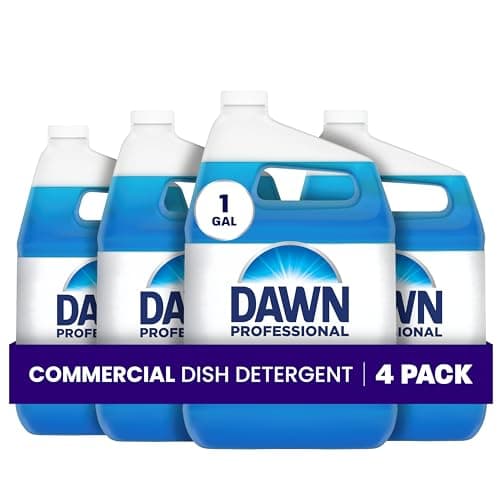 Dawn PRO Manual Pot & Pan Detergent, Bulk Liquid Dish Soap (1 gal, 4 pack)
