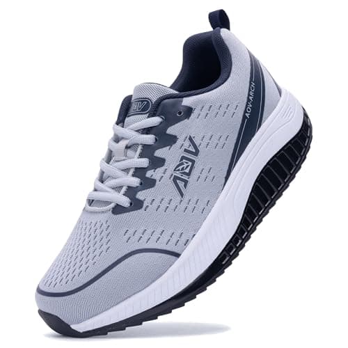 N BESUNEW Women's Wide Width Walking Shoes Orthotic Arch Support