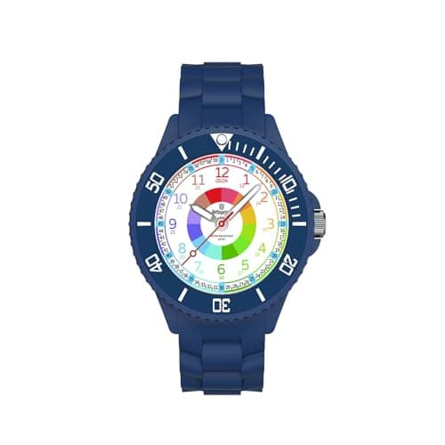 Weayege Children's Watch, Children's Watch, Children's Wristwatch, Educational Watch, 3ATM Waterproof, 4-18 Years