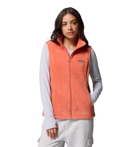 Columbia Womens Benton Springs Fleece Vest, Tuscan, XX-Large