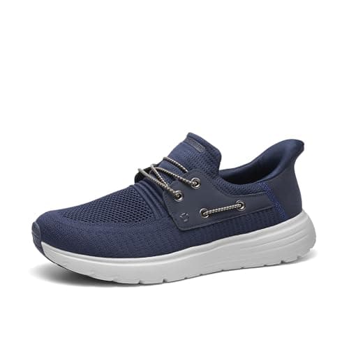 Bruno Marc Men's Hands Free Slip-on Loafers Casual Breathable Sneaker,Size 13,Dark Blue,BMUMLS2511