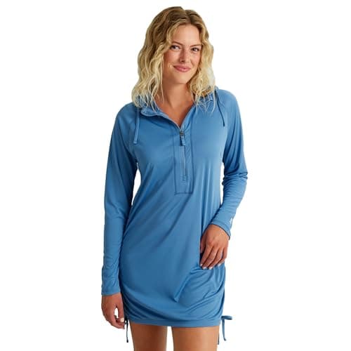 HUK Womens Pursuit Coverup Dress, Performance Fishing Dress, Quiet Harbor, Small