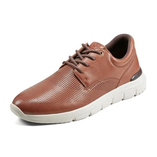 Rockport Men's Jaimie, Dark Natural Leather, 13 Wide