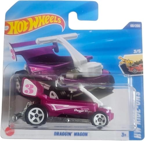 Hot Wheels - Draggin´ Wagon - HW Ride-Ons 3/5 - JHV10 - Short Card - Pink - Mattel 2025-1:64