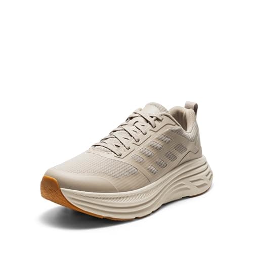 NORTIV 8 Men's Walking Running Tennis Cushioning Shoes ActiveFloat Non Slip Athletic Gym Workout Jogging Comfortable Sneakers,Size 8.5,Apricot,SNWS245M
