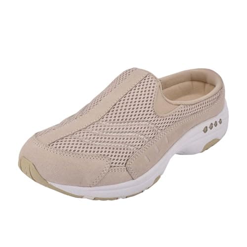Easy Spirit Traveltime Women's Slip On, 6.5 2A(N) US, Natural-Suede