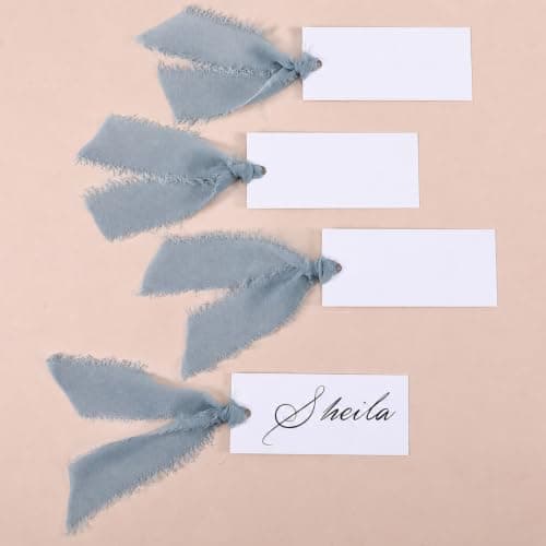 Dplolng 50 Pcs Place Cards,Name Cards for Table Setting,1.57 X 3.54In,Blue