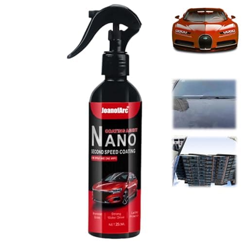 Car Coating Spray, Coating Top Coat for Cars Fortify Quick Coat, Quick Effect Coatings Agent, Oil Film Emulsion Glass Cleaner Used to protect gloss Waterless Car Wax Spray