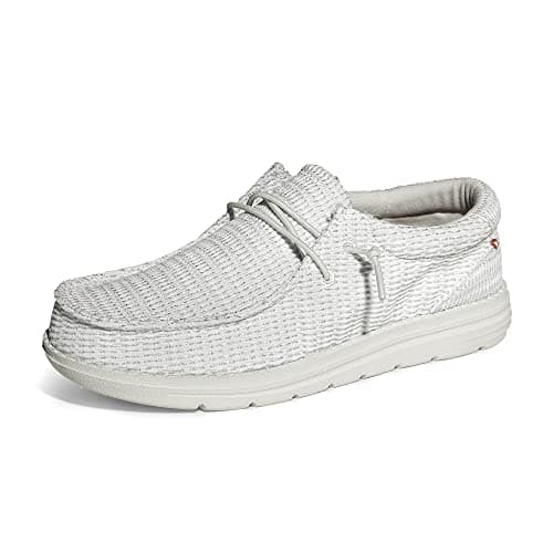 Bruno Marc Women’s Slip-on Loafers Casual Shoes,Size 6.5,Sliver Shine,SBLS225W