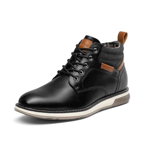Bruno Marc Men's Classic Dress Casual Business Formal Chukka Boots,Size 13,Black,BMUMAB2516