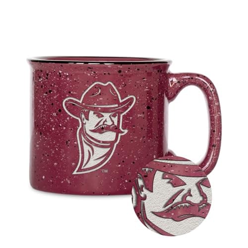 Rico Industries NCAA New Mexico State Aggies Speckle 12oz Laser Engraved Campfire Mug