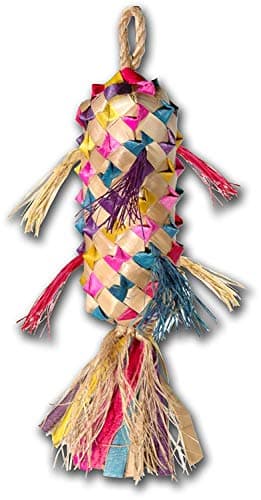 Planet Pleasures Spiked Pinata Small 7" Natural Bird Toy