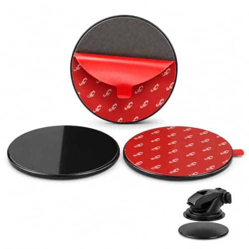 3Pcs Car Dashboard Pad Mounting Disk Set For Phone Holder,Dash Mount