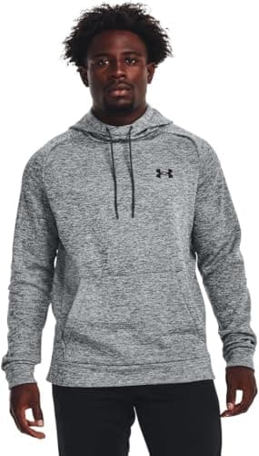 Under Armour Men's Armour Fleece Twist Hoodie, (012) Pitch Gray / / Black, Small