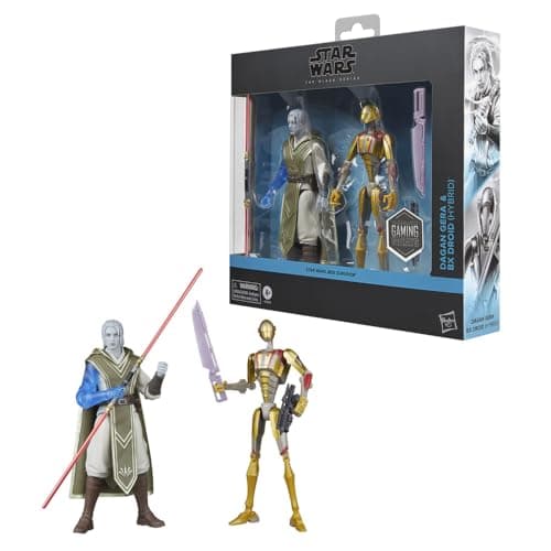 STAR WARS The Black Series Dagan Gera & BX Droid (Hybrid), Jedi: Survivor Gaming Greats Collectible 6 Inch Action Figure 2-Pack (Amazon Exclusive)