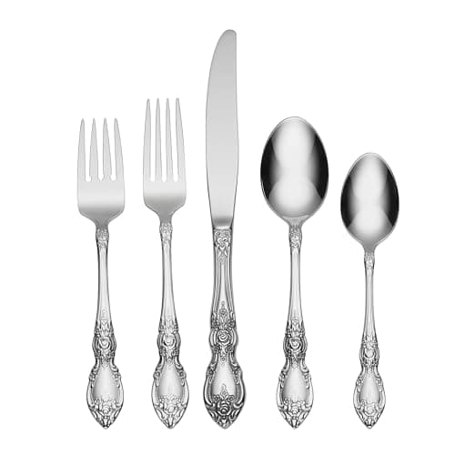 Oneida Wordsworth 45-Piece 18/0 Silverware Set for 8, Flatware