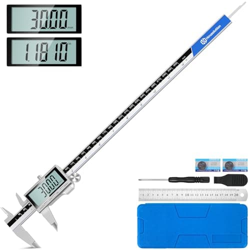 Housolution Digital Caliper, 12Inch with Large LCD Screen, Inch/MM Switch