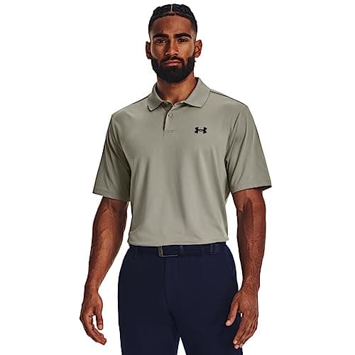 Under Armour Men's Performance 3.0 Polo, (504) Grove Green / / Midnight Navy, X-Small