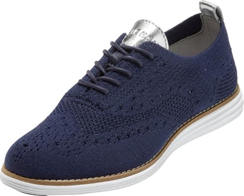 Cole Haan womens Originalgrand Stitchlite Wingtip Oxford, Blue, 8 US